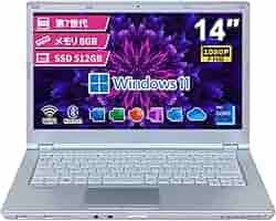 Panasonic CF-LX6 Win11　7世代i5　14インチ　SSD Amazon.co.jp: 【整備済み品】 軽量14インチFHD Let`s note CF