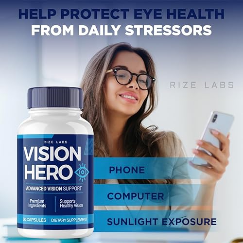 Miniatura 6 de Vision Hero Cápsulas  Suplemento de salud ocular Vision Hero para apoyo a la visión saludable, píldoras de fórmula avanzada, comentarios de pastilla