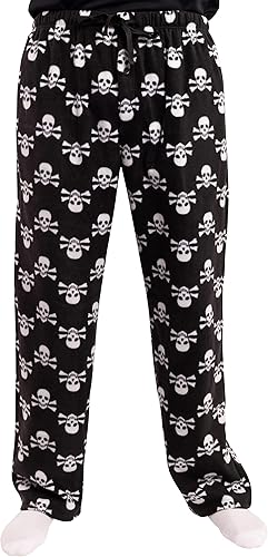 #followme - Pantalones de pijama de microvellón a cuadros escoceses para hombre