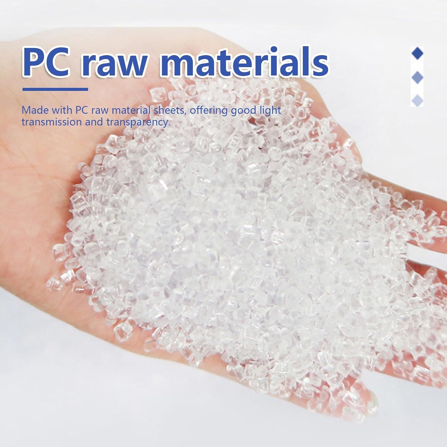 2mm Polycarbonate Sheet - Shatterproof UV Protection Polycarbonate Greenhouse Roof Panels, Cuts Easily Suitable，Strong for Patio, Shed, Carport