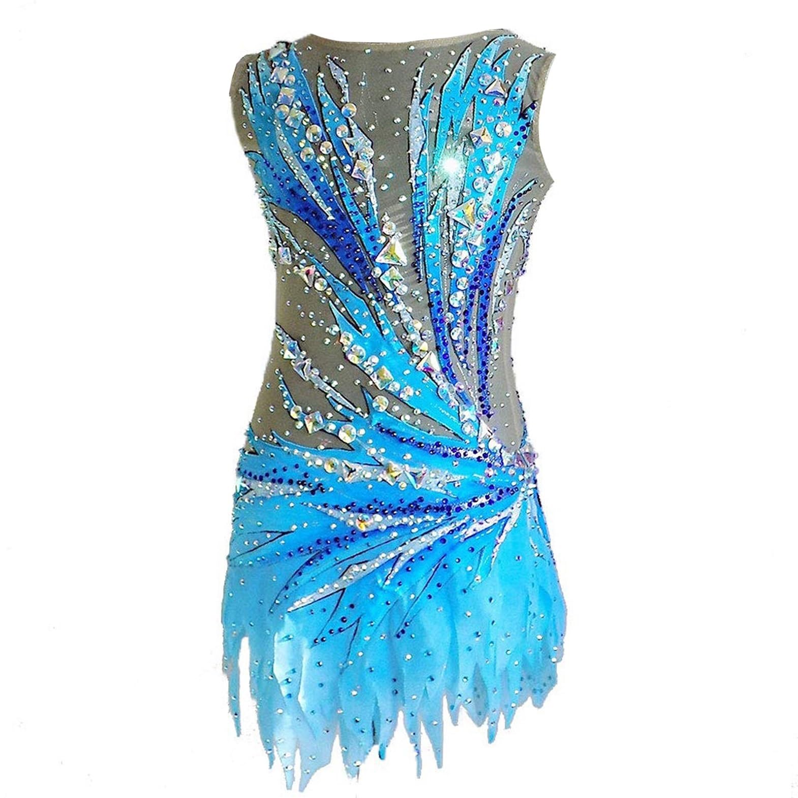 Body Da Ginnastica Ritmica Elegante Ragazza Donna Bambini Senza Maniche Classico Abbigliamento Sportivo Traspirante Fatto A Mano