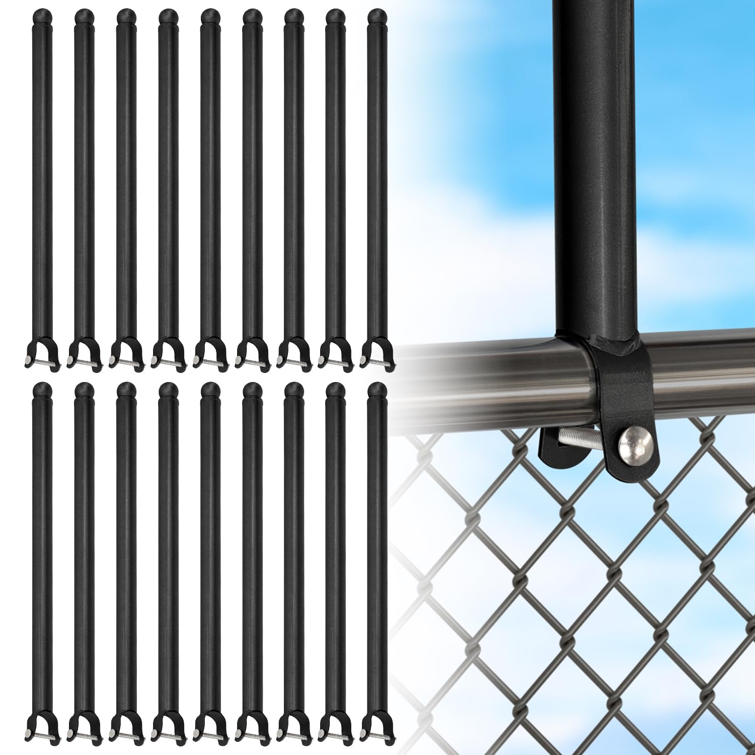 Fence Security Extender 9-Pack Extenders - 25