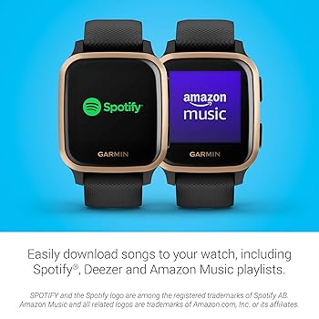 Amazon.com: Garmin Venu Sq Music, GPS Smartwatch with Bright