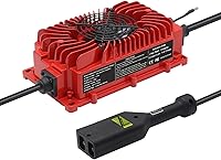 Vista 1 de Cargador de batería de repuesto de 20 amperios y 36 voltios para carrito de golf EZGO EZ-GO TXT de 36 voltios con enchufe D/enchufe estilo Powerwise