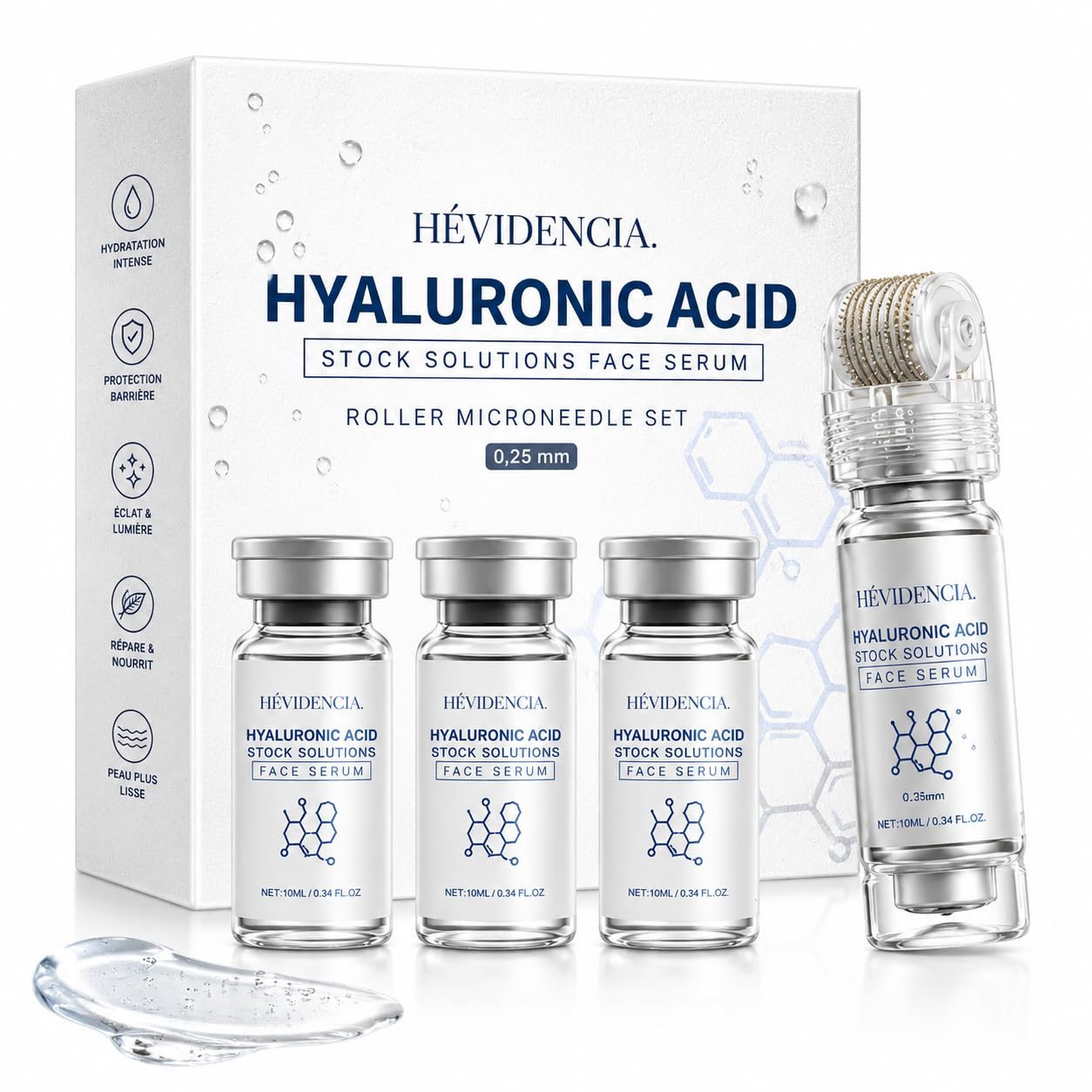 Sérum Visage NAD+ & Peptides Bioactifs – Anti-Âge Lissant & Raffermissant – Acide Hyaluronique – Régénération Cellulaire – Rides & Ridules – Tous Types de Peaux – 30ml