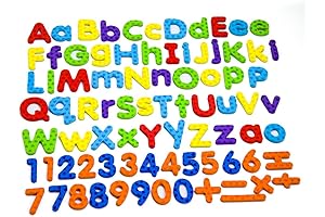 Bright & Bold Magnetic Letters and Numbers for Preschool Learning