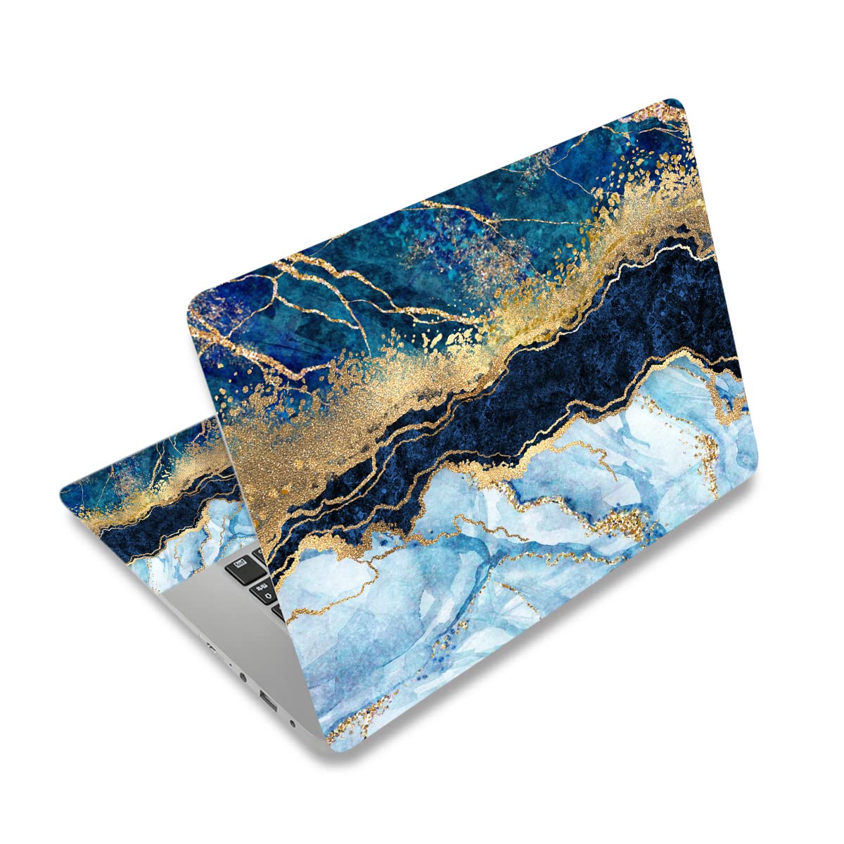 12.1 13 13.3 14 15 15.4 15.6 Inches Personalized Laptop Vinyl Skin Sticker Decal Universal Netbook Skin Sticker Reusable Notebook PC Art Decal Protector Cover Case (Marble 1)