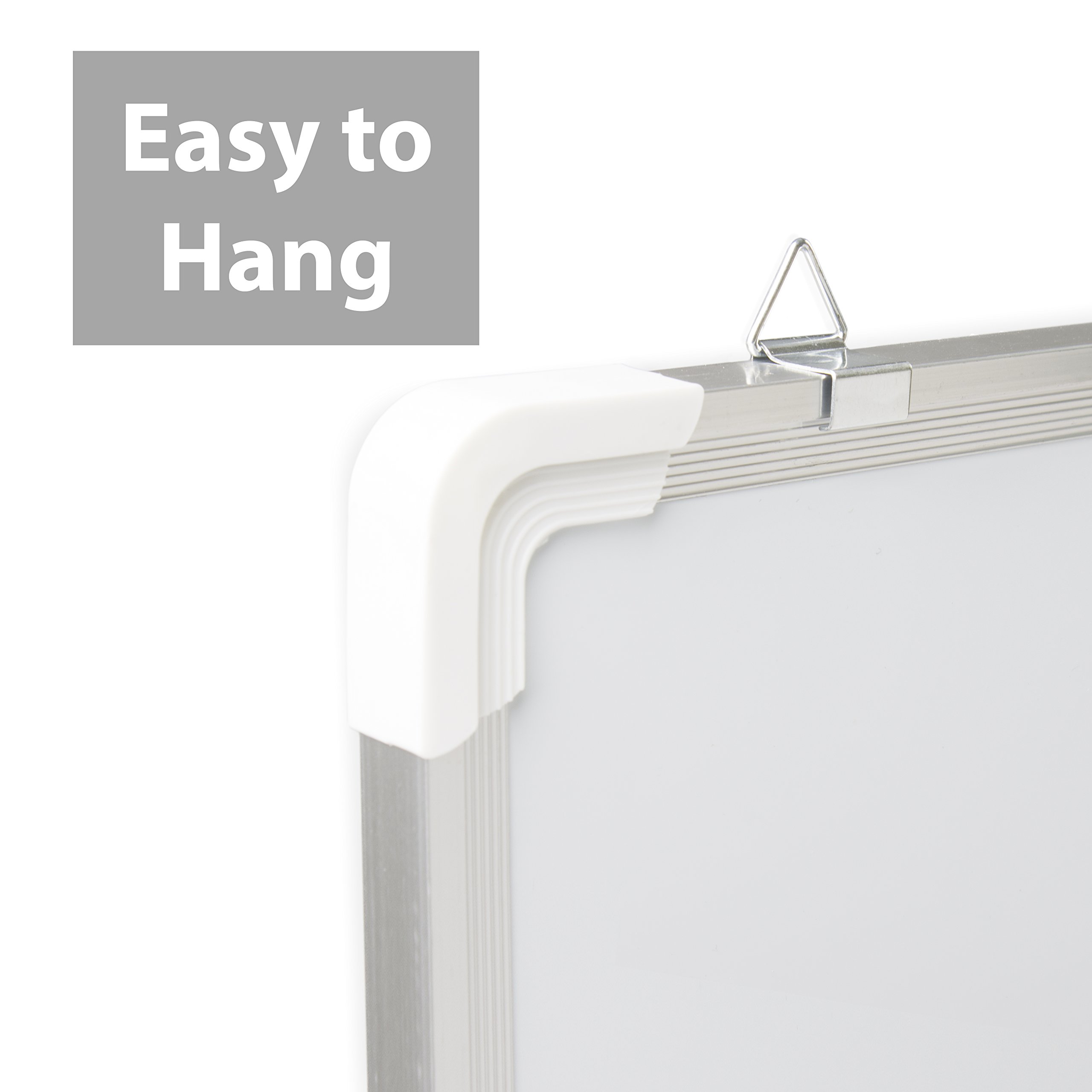 Dry Erase Board 24x36 Large Whiteboard with Aluminum Frame