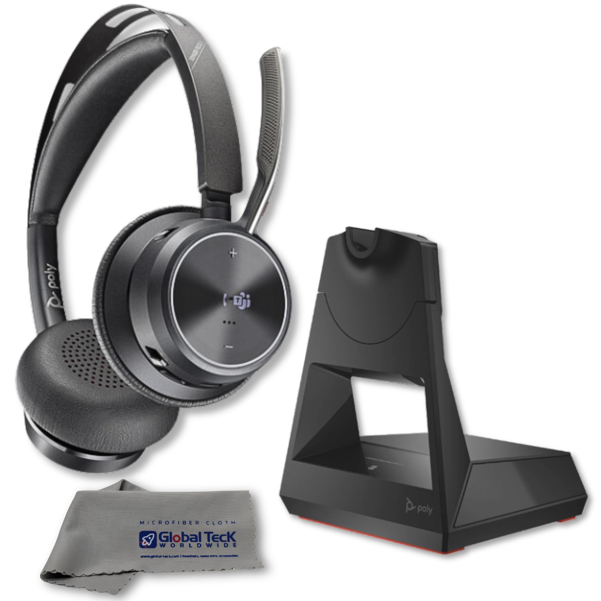 Amazon.com: Poly Voyager Focus 2 UC Office Wireless Headset, One