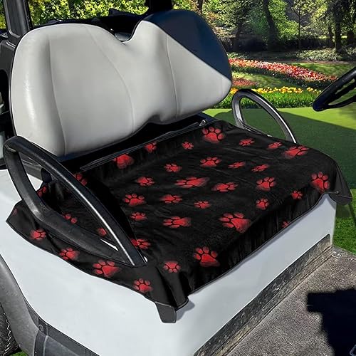 Miniatura 25 de Fundas de asiento de carrito de golf, lavables para carrito de golf, manta de toalla para carrito de golf, club, coche, fácil de instalar, funda