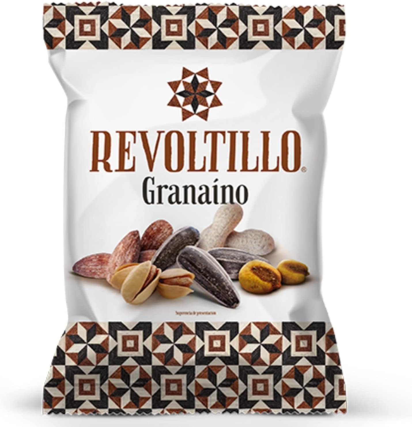 Revoltillo Granaino | Expositor 10 Bolsas de 120g con Pistachos, Pipas, Cacachuetes, Almendras y Kikos