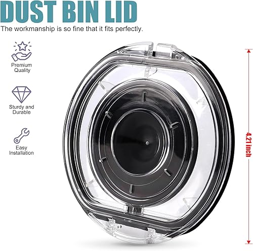 Miniatura 6 de Repuesto de tapa de depósito de polvo compatible con aspiradora Dyson V6 DC58 DC59 DC62 DC72 DC74, piezas de repuesto para cubierta de cubo de polvo