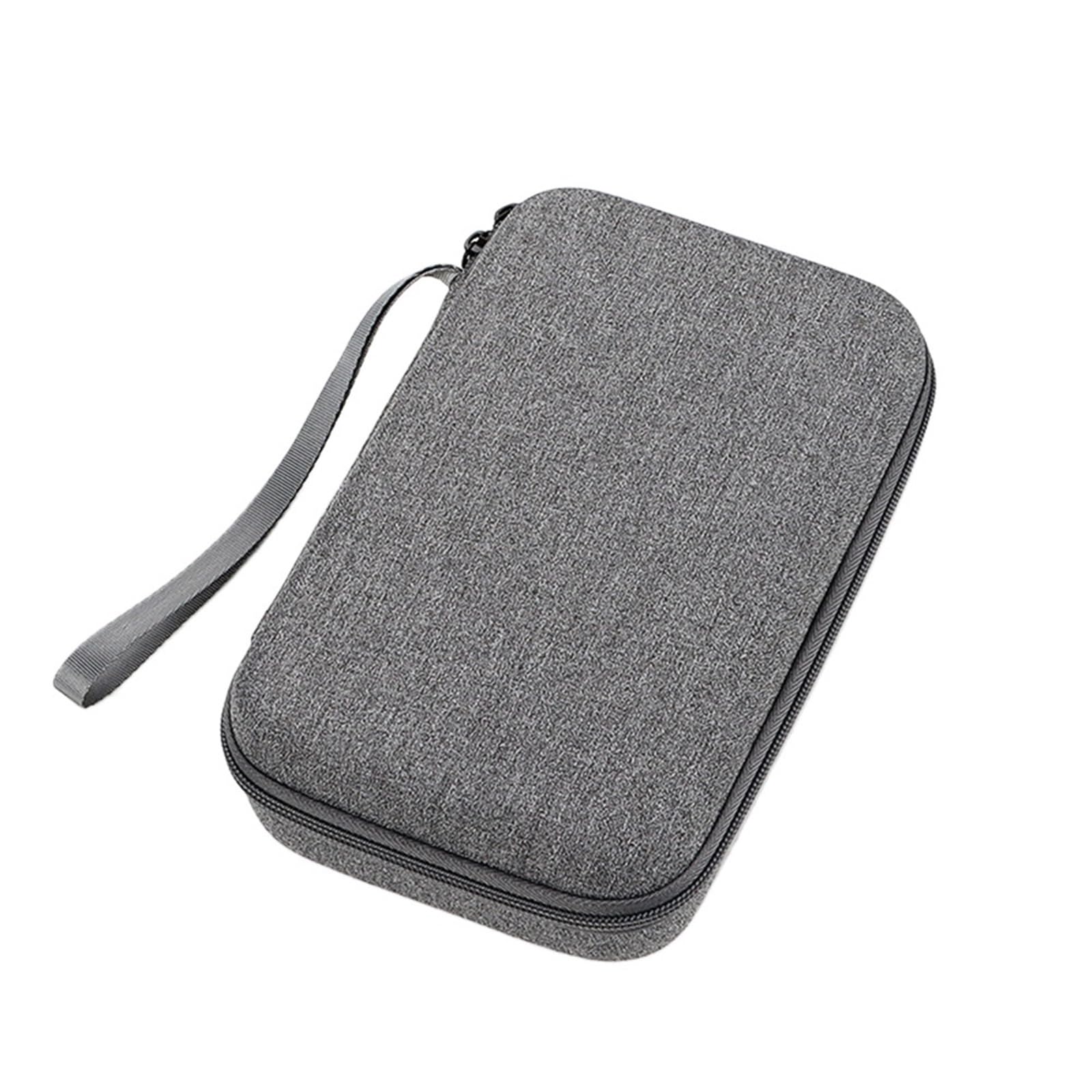 Sac De Rangement pour CâBles Sac de Rangement Portable de Grande capacité, 2 pièces, Organisateur d'accessoires électroniques de Voyage, Tablette, câble de Disque Dur(Grey)