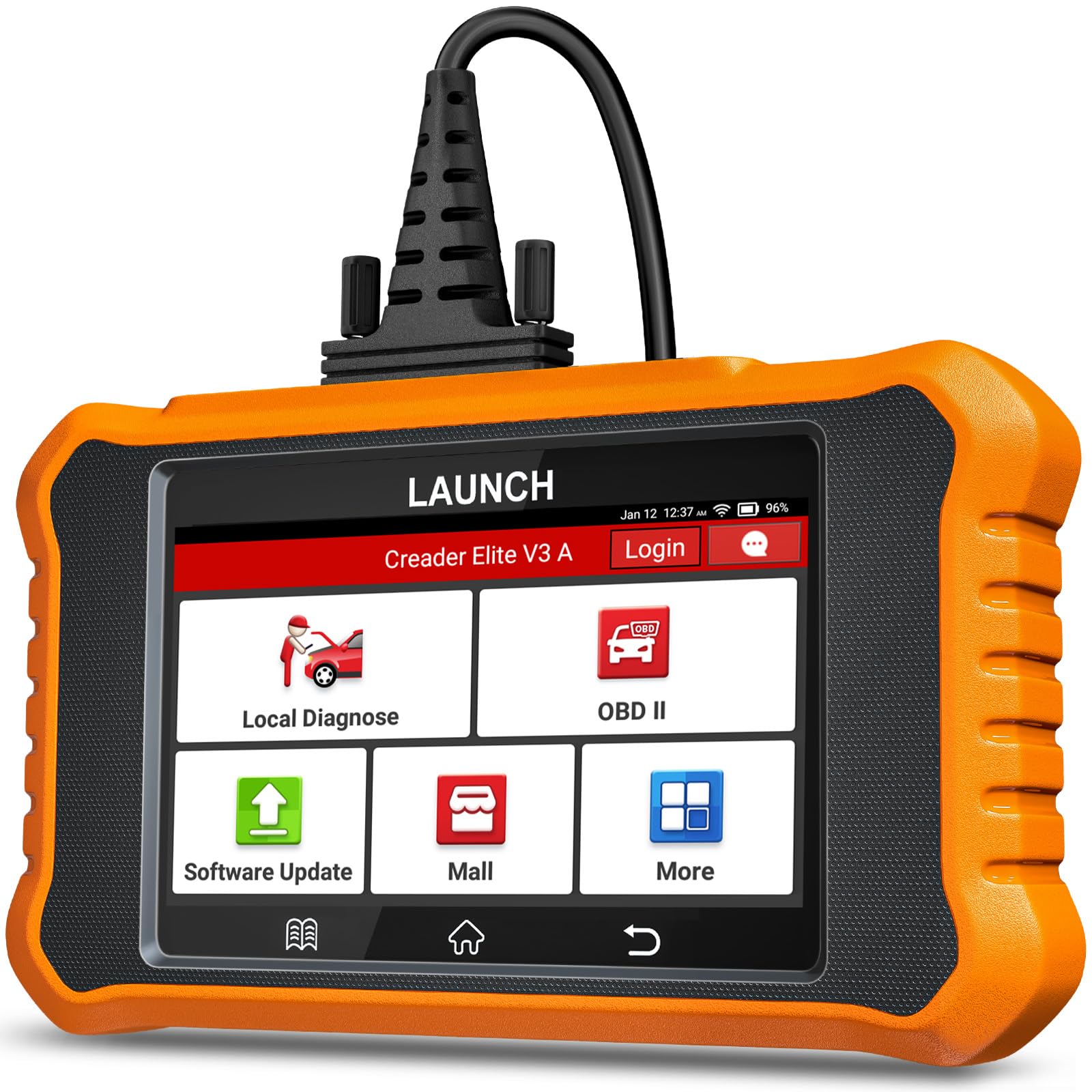 LAUNCH X431 Elite V3.0 OBD2 Diagnosi Auto di Tutti i Sistemi per Audi per V A G con 50+ funzione di reset, Controllo Bidirezionale Codifica ECU Online TPMS EPB DPF Aggiornamento a Vita