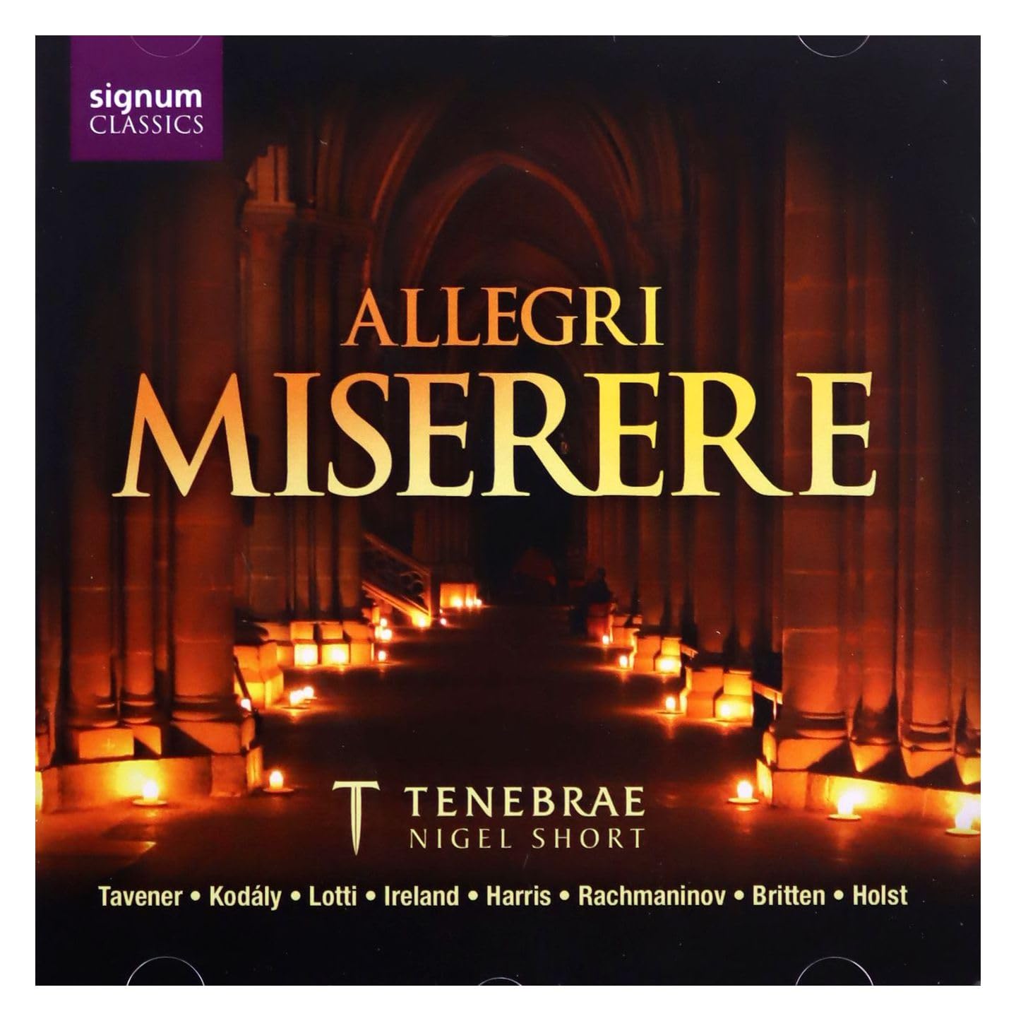 Various Composers : Allegri - Miserere (Tenebrae, Short) CD 2006  MINT -GT51