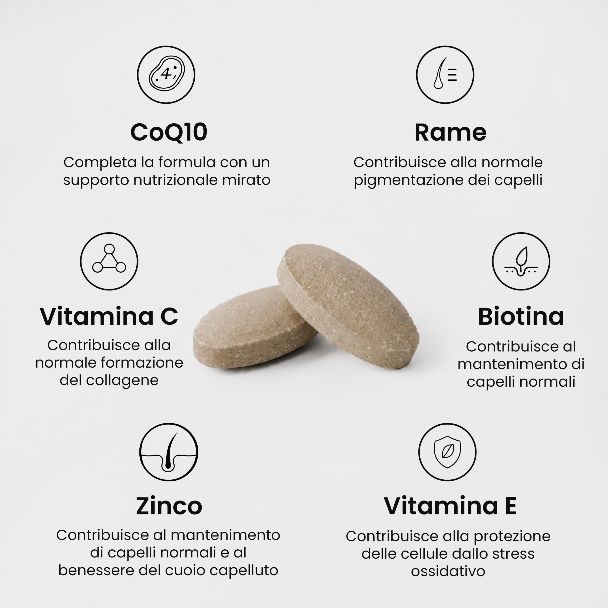 Integratori per Capelli Donna con Biotina 2500mcg, Migliora la Crescita Capelli e Aiuta l'Anticaduta Capelli Donna, Hair Luxious® Integratore Capelli, Qualità Nordica Premium, 60 Compresse
