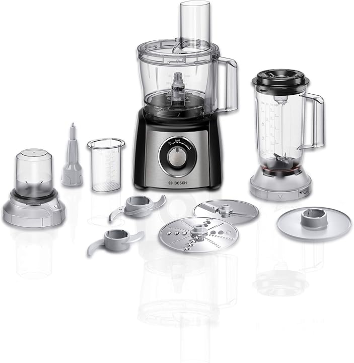 Bosch multitalent 3-robot da cucina compatto acciaio inossidabile MCM3501M