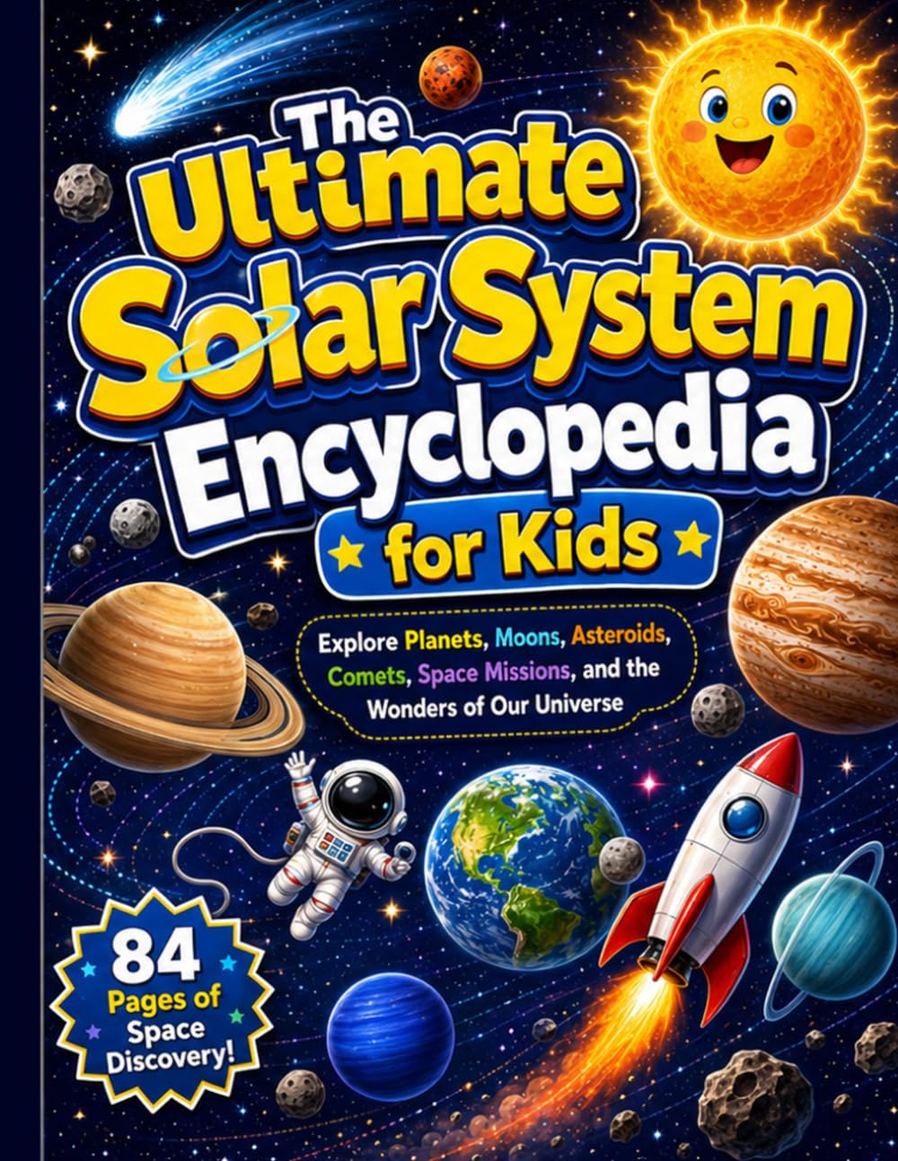 The Ultimate Solar System Encyclopedia for Kids: Explore Planets, Moons, Asteroids, Comets, Space Missions, and the Wonders of Our Universe