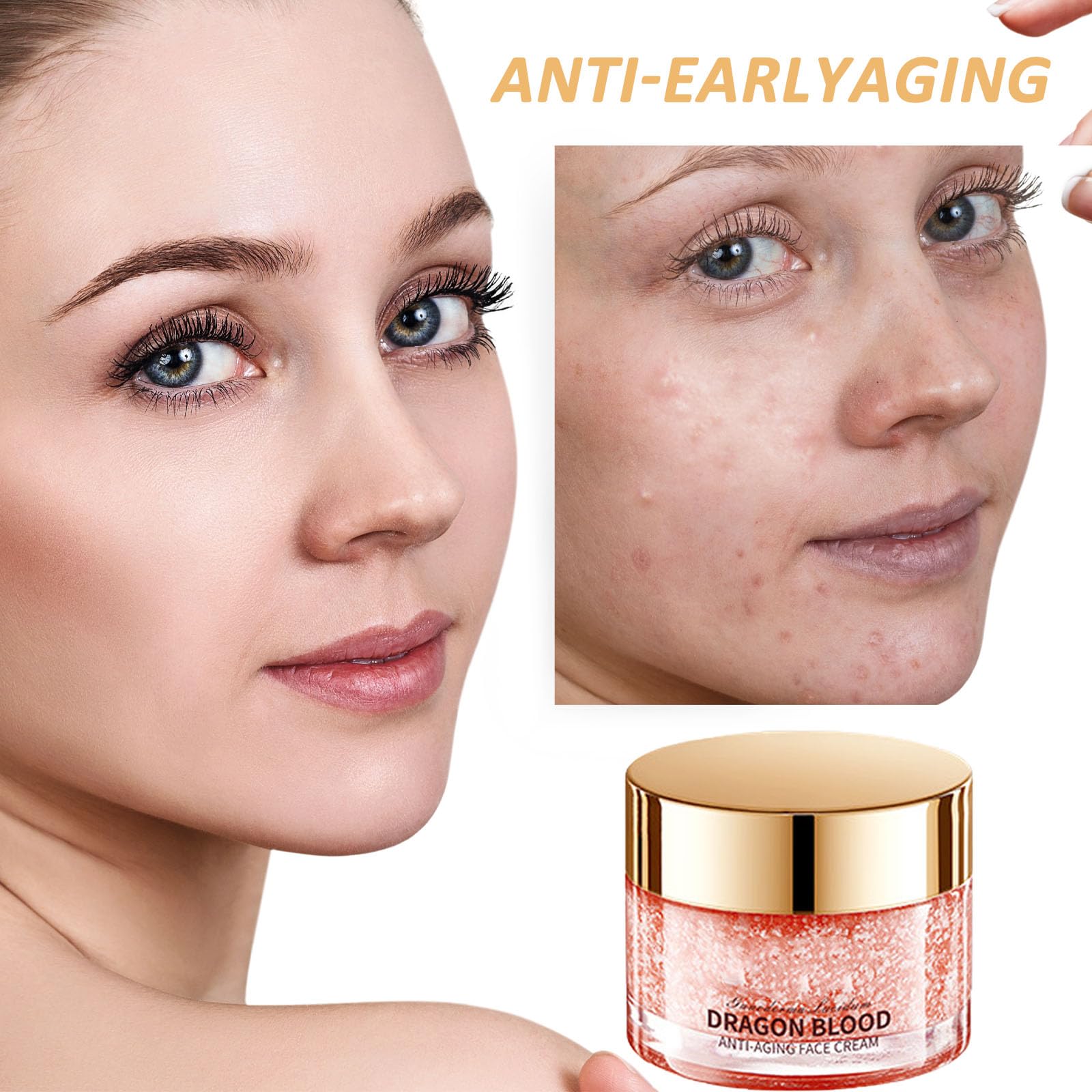 Dragons Blood Facial Cream, Women Dragon Blood Cream, Dragon Blood Anti Aging Face Cream, Retinol Placenta Dragon Blood Cream - Image 2