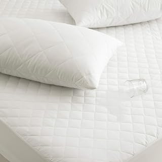 100% Waterproof Quilted Mattress Protector Cover 100% Microfiber Super Soft Diamond Quilted Anti Allergenic Fitted Bed Covers (Super King)