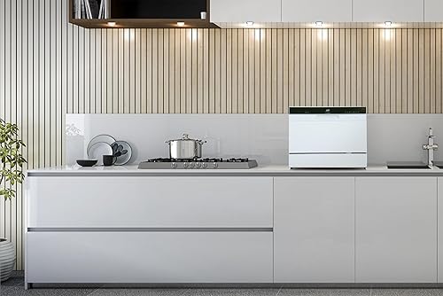 Miniatura 2 de SPT SD-2224DW ENERGY STAR - Lavavajillas para encimera con arranque retardado, lavavajillas portátil con interior de acero inoxidable y 6 ajustes de