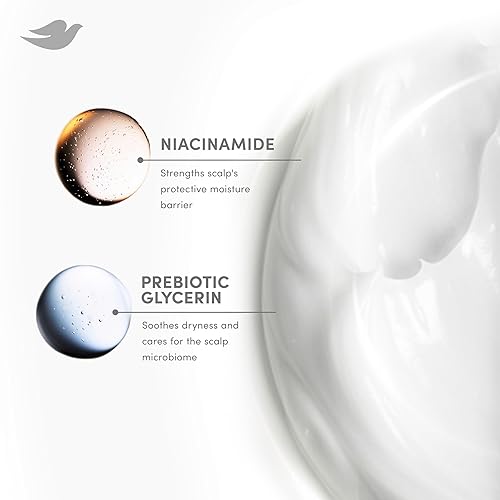 Miniatura 7 de Dove Derma Scalp Conditioner 1 ct alivio de la caspa y la picazón para cabello 100% libre de escamas* y liso, con niacinamida y glicerina, 9 onzas