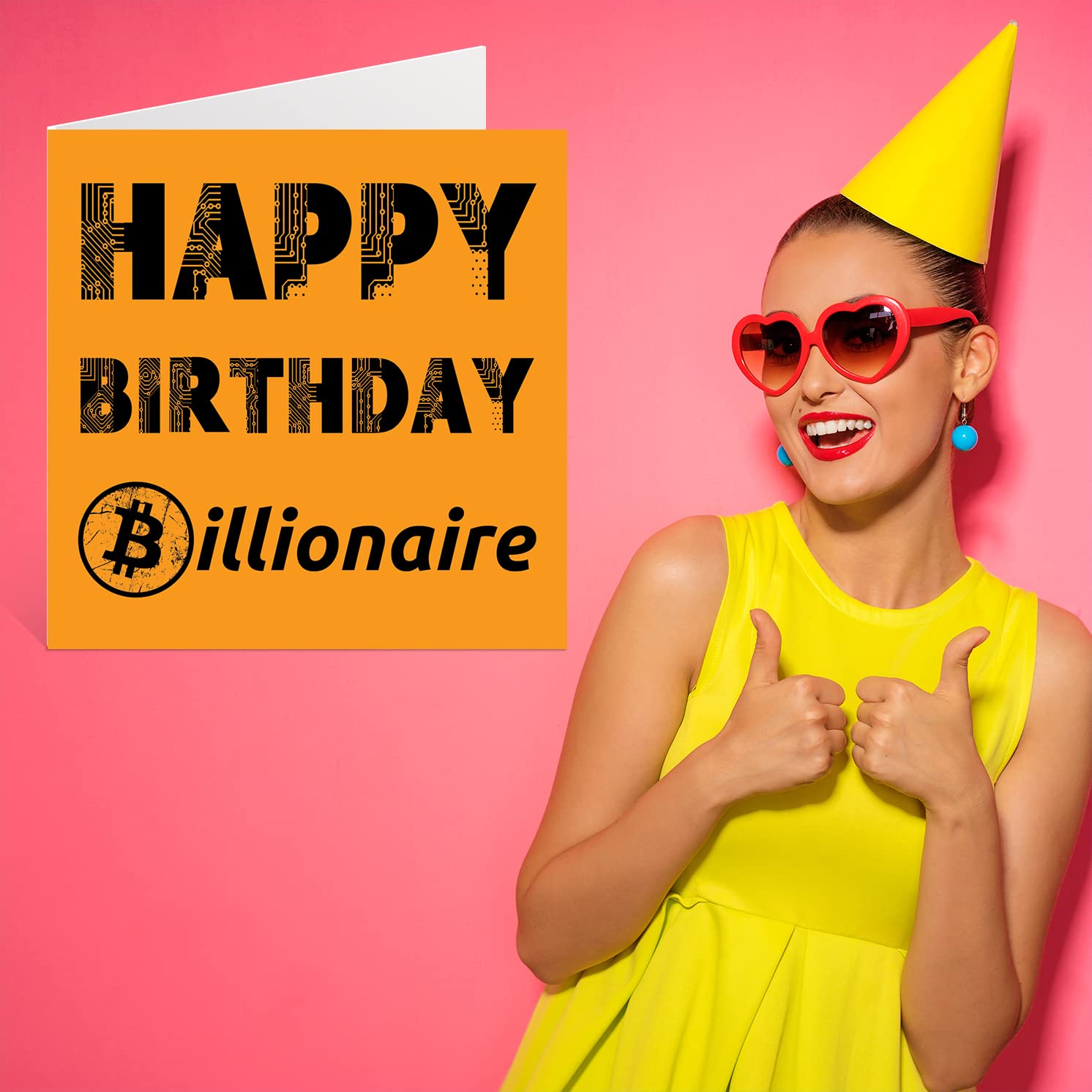 Funny Birthday Cards For Men Women Bitcoin Birthday Billionaire Happy |  Desertcart Mauritius