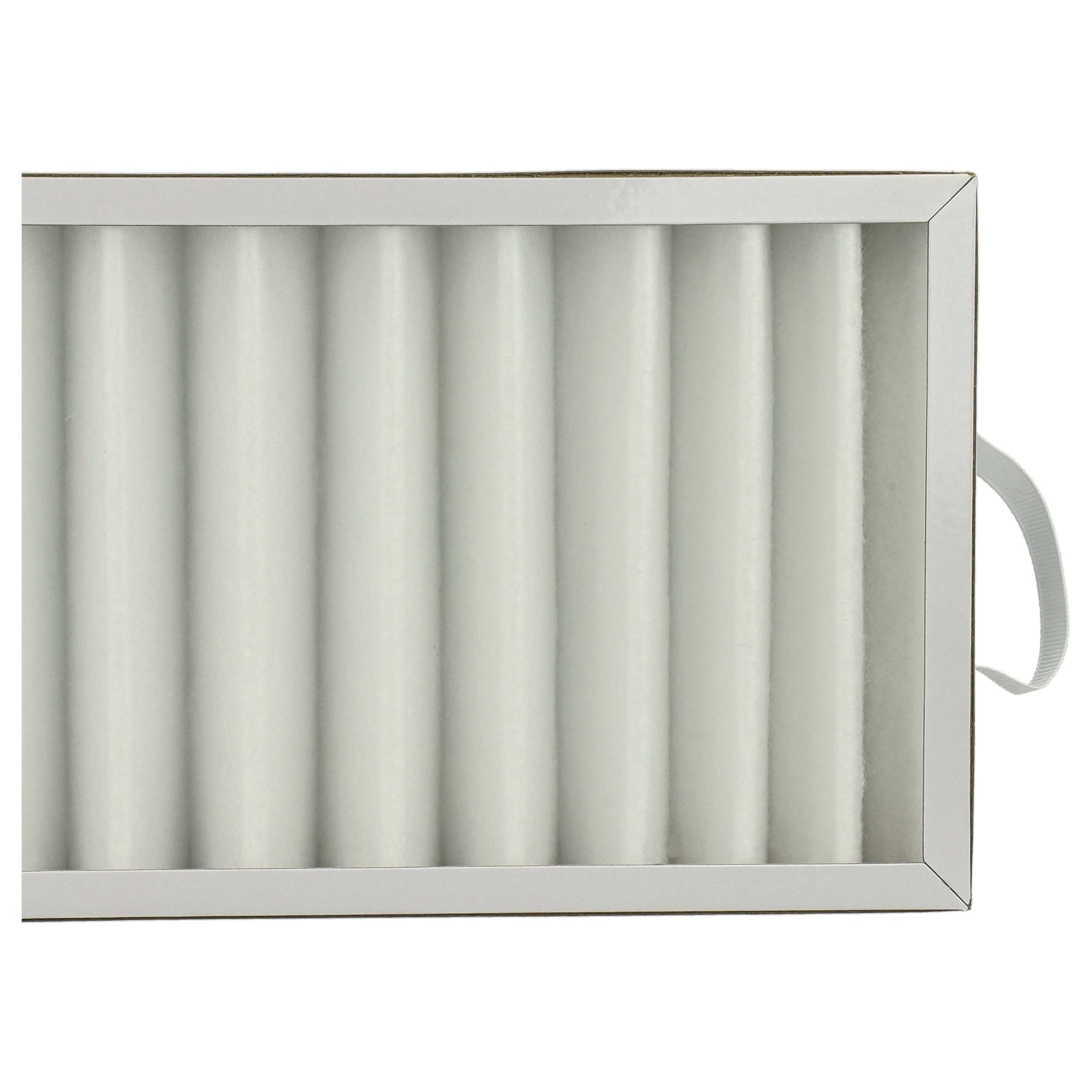vhbw Filterset kompatibel mit Pluggit Avent P300N, AP300, P300 Lüftungsgerät - Luftfilter G4 / F7 (6 Stück), 35 x 16 x 4,5 cm, Weiß
