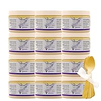 Vista 6 de The Keys Salt Scrub - Exfoliante de sal marina de lavanda - Exfoliante corporal con cuchara de madera - Exfoliante hidratante para cara, manos