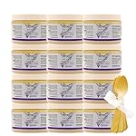 The Keys Salt Scrub - Lavender Sea Salt Scrub - Exfoliating Body Scrub with Wooden Spoon - Moisturizing Exfoliator for Face, Hands, Foot, Bath, Manicure/Pedicure & Bikini Area Skin Care (12pcs, 12oz)