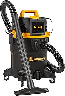 Vacmaster Professional 6 Gallon 4.5 Peak HP Wet/Dry Vacuum with Self-Cleaning Filter System - VDK611PF 0201