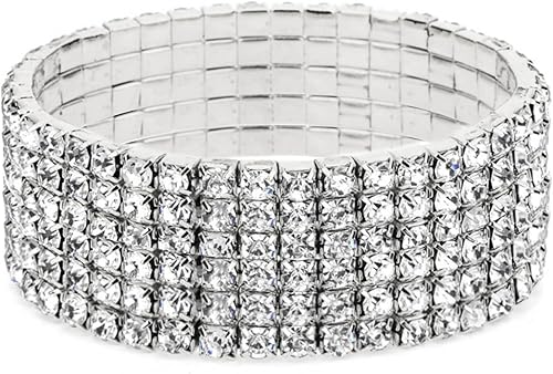 Long tiantian Pulseras de plata para mujer, pulsera de cristal con cruz hueca para mujer, pulseras para mujer, pulsera de cadena de eslabones de