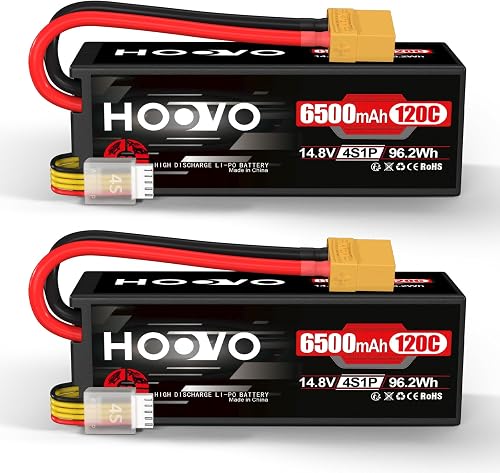 HOOVO 4S Lipo Batterie 14,8 V 6500 mAh 120 C RC Batterie …