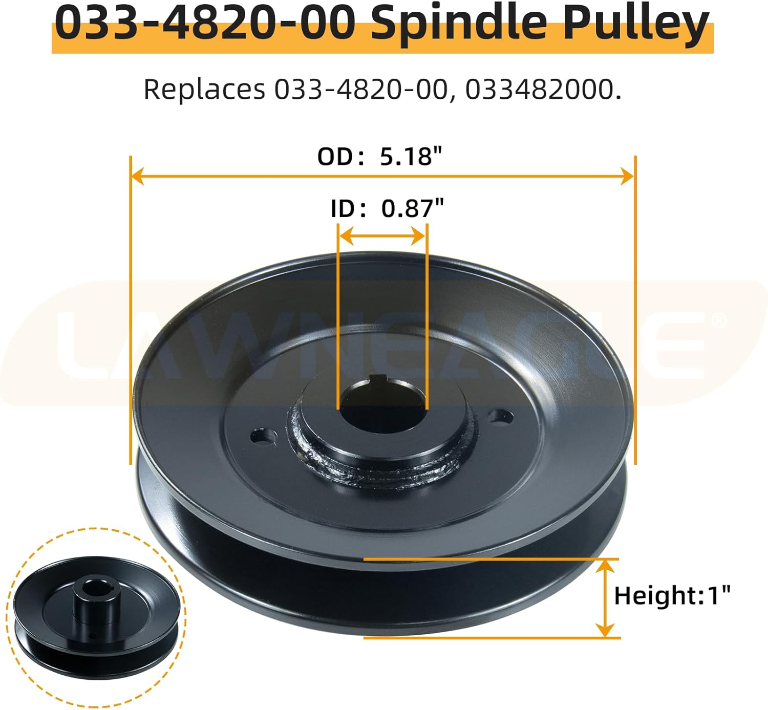 037-2000-00 Spindle Assembly with 033-4820-00 Pulley Replaces Bad Boy 037-2000-00 Spindle Bad Boy 037200000 Spindle Assy Bad Boy 037-2050-00 for Bad Boy MZ & MZ Magnum 42" 48" Deck Assembly