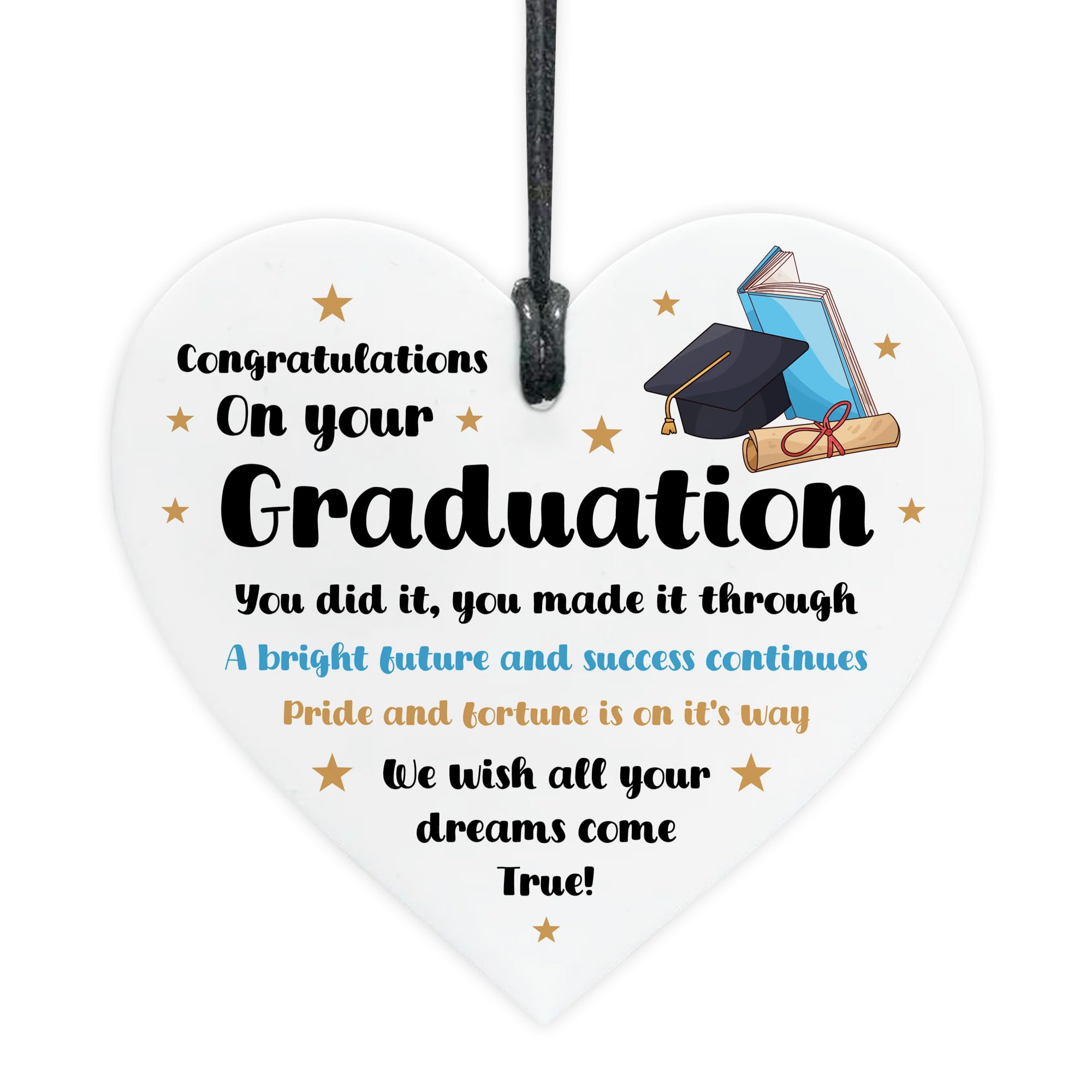 Red Ocean Congratulations On Your Graduation Gift For Daughter Granddaughter Grandson Son Well Done On Your Graduation Degree Gift For Him Her Keepsake
