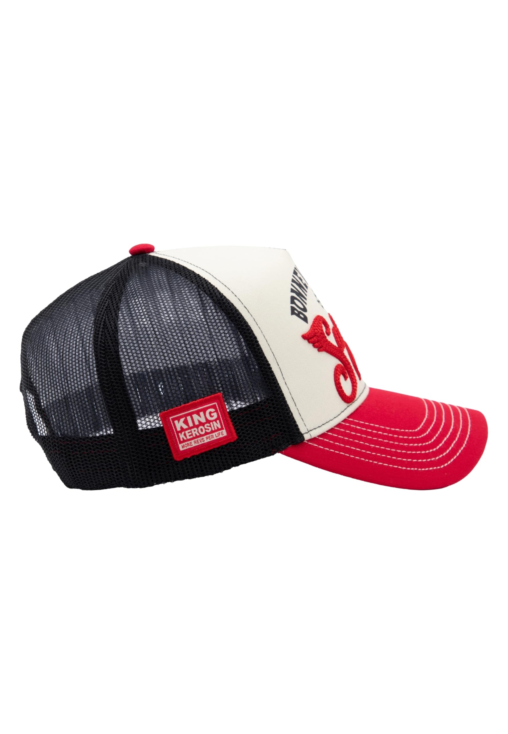 King Kerosin Casquette de camionneur pour homme, style racing, Bonneville Land Salt Lake