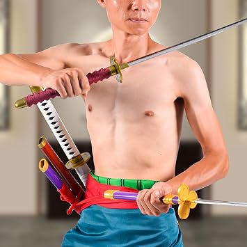 Anime Sword Zoro Sword 104cm Original Zoro Sword/Wado Ichimonji Role Playing Game Collection with Display Stand