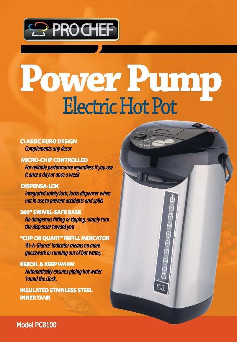 Pro Chef PC8100 features overview