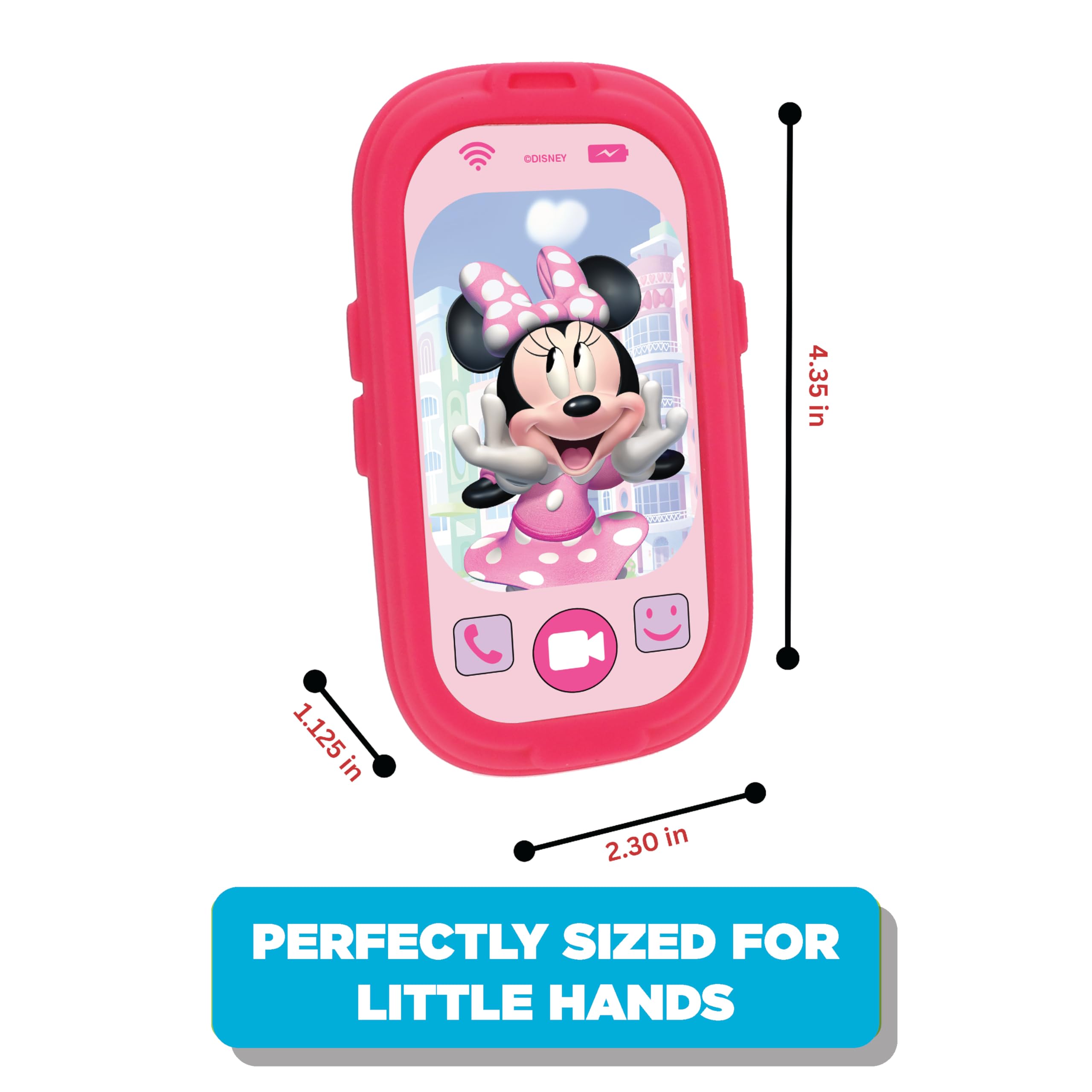 Minnie Light Up - Squirter para teléfono celular, paquete de 6 piezas