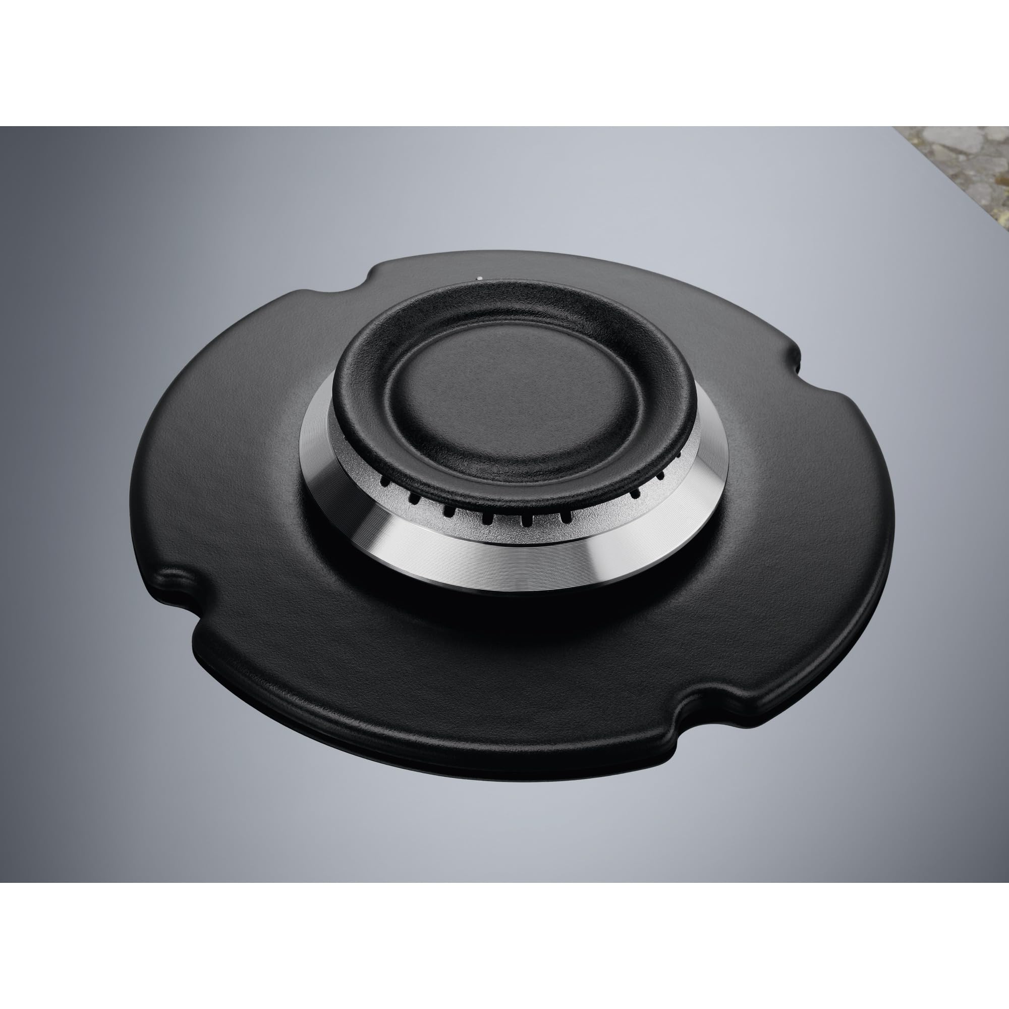 Electrolux Piano Cottura a Gas 5 Fuochi, EGG75372M, Serie 600, 75 cm da Incasso, Bruciatore Rapido, Bruciatore Wok, 740x510 mm, Supporto Piano Cottura Ghisa