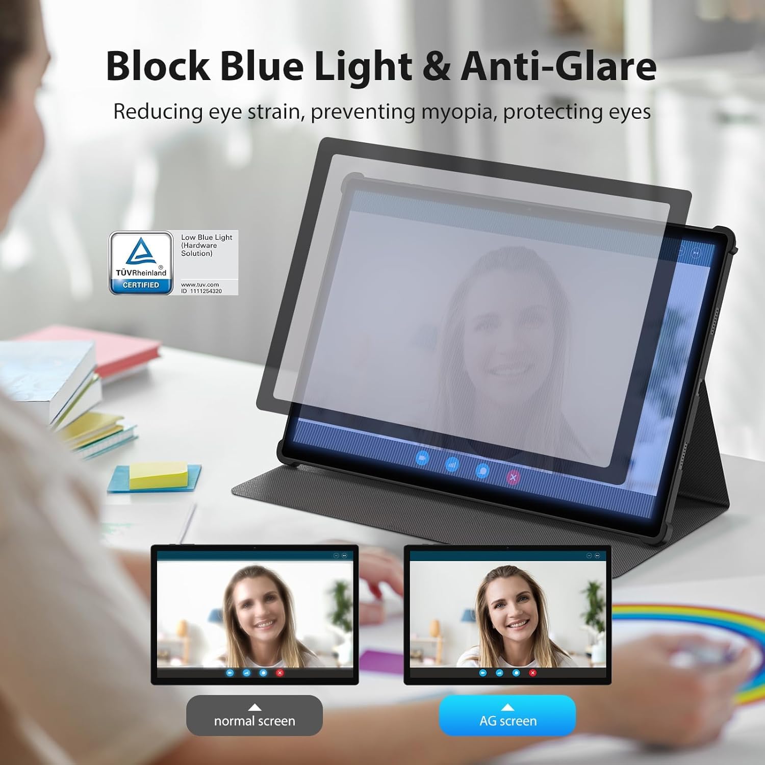 2025 Newest Tablet 14 Pollici Android 14 tablet,Tablet 5G WiFi(SIM non supportata),36GB RAM+256GB ROM,11580mAh,2000 * 1200 incell FHD+,Widevine L3,13MP+8MP,GPS/BT5/Tablet con fondina,Grigio