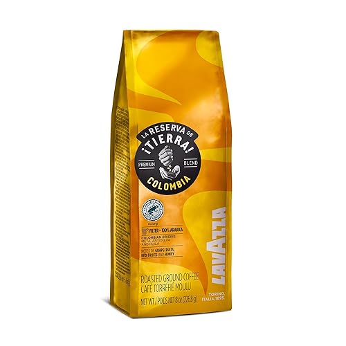 Miniatura 9 de Lavazza TIERRA! Colombia 100% Arábica - Café filtrado auténtico italiano, mezclado y tostado en Italia, aroma afrutado con un cuerpo equilibrado que