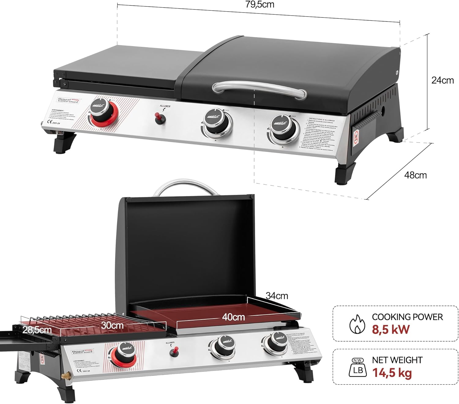 Grill Dimensions and Specifications