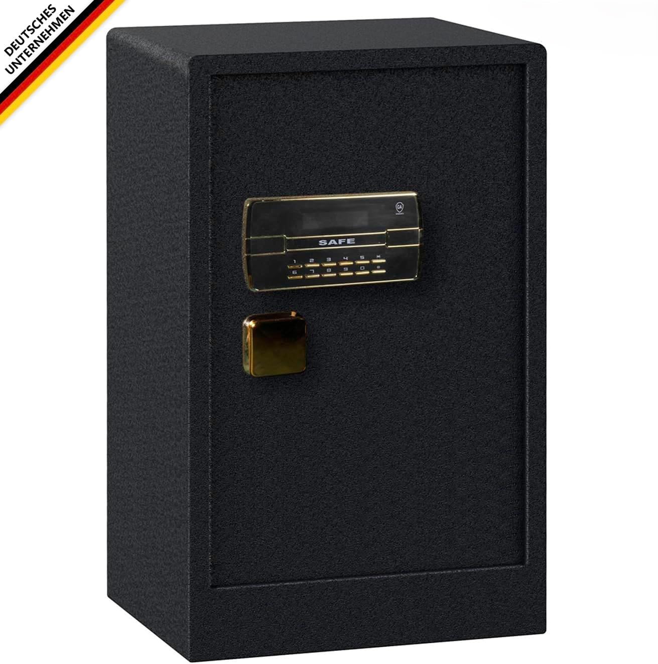 Floordirekt Caja fuerte serie - Caja de seguridad con diferentes métodos de cierre - Protección para el hogar y la oficina (Super Pit, 73 x 45 x 40 cm)