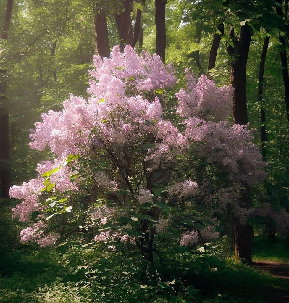 Syringa Oblata (Korean Lilac, Early Lilac, Early Blooming Lilac, Broadleaf Lilac) Shrub Seeds, Fragrant Flowers, Attractive Appearance, Seeds by MySeeds.Co, You Choose The Amount (1/4 LB)
