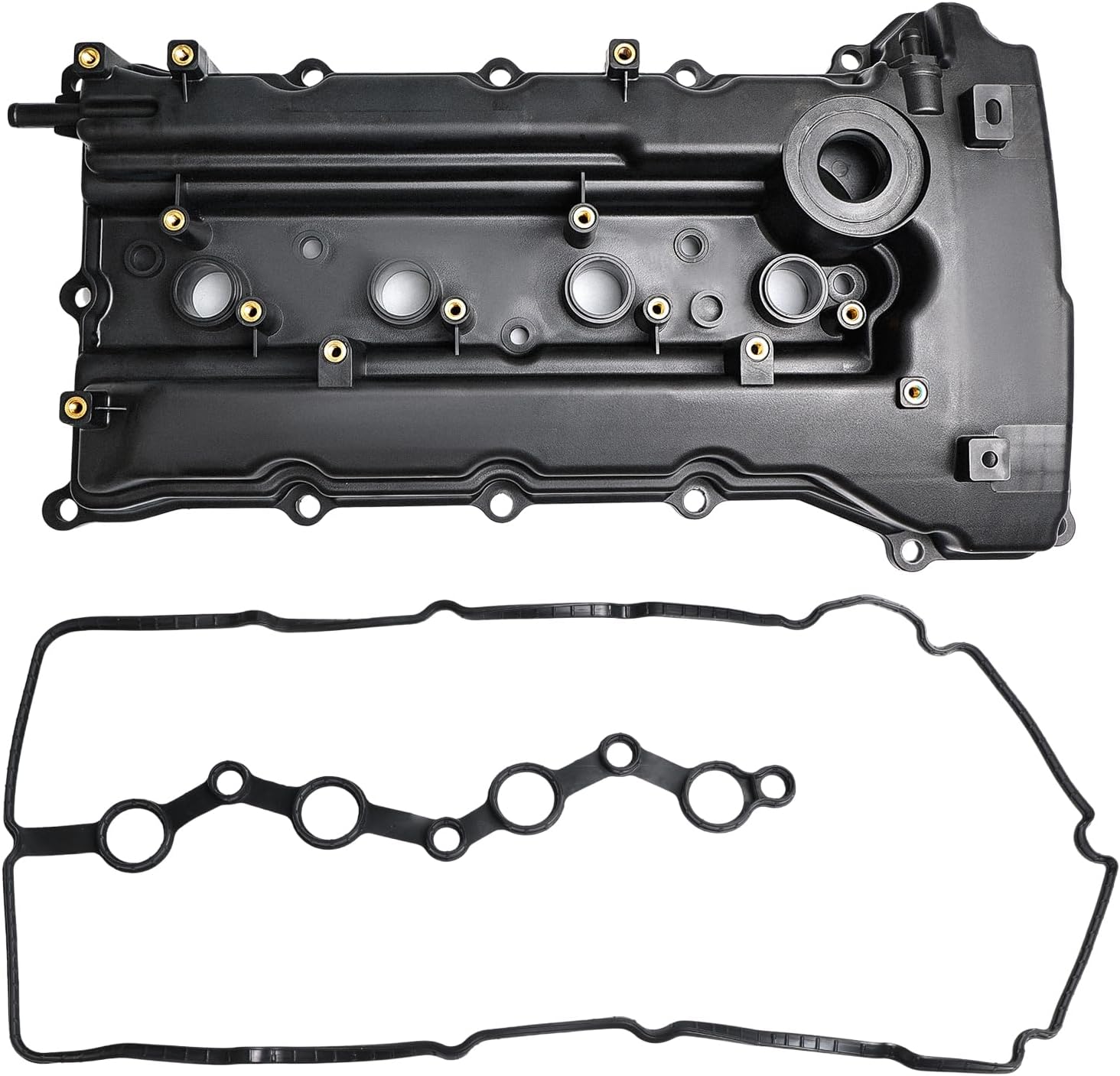 WATERWICH Valve Cover Compatible with Hyundai Sonata 2011-2015, Tucson2011-2013, Kia Forte 2010-2013, Optima 2011-2016, Sportage Rondo 2.4L 2.0L L4 Replacement for 224102G100