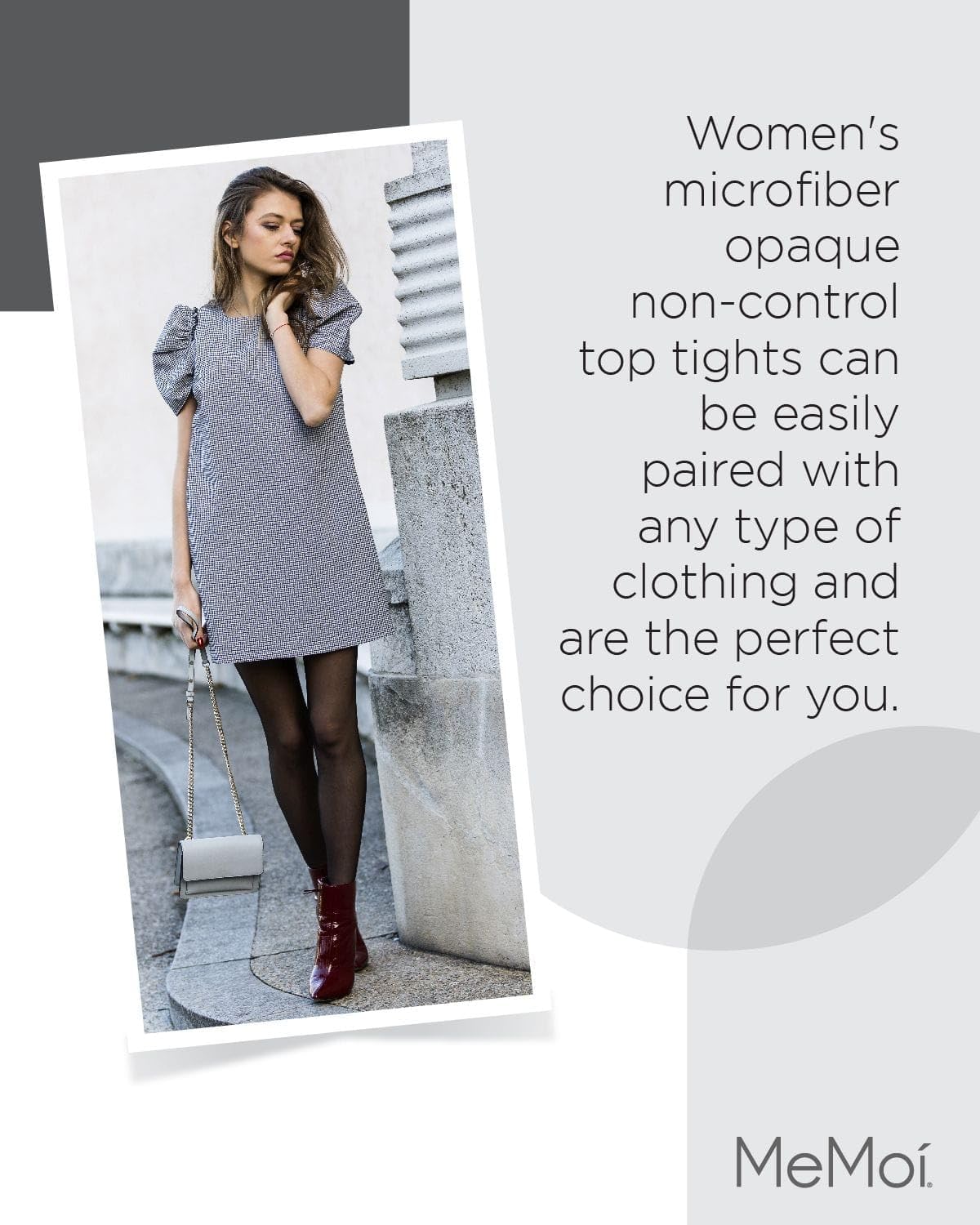 MeMoi 2 Pack Perfectly Opaque Tights, Microfiber Control Top Tights, Comfortable and Lightweight - Sizes Extra Small to Q2 - Image 6