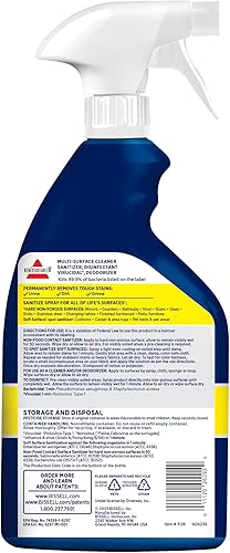 Miniatura 2 de Bissell PET Pretreat + Sanitize Formula, 22 oz. Paquete de 2, 3128