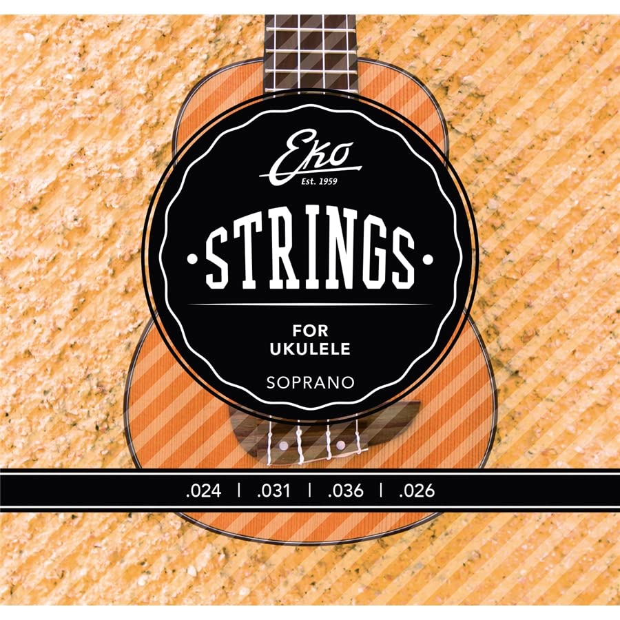 Cordes Medium pour Ukulélé Soprano Eko - Set de 4