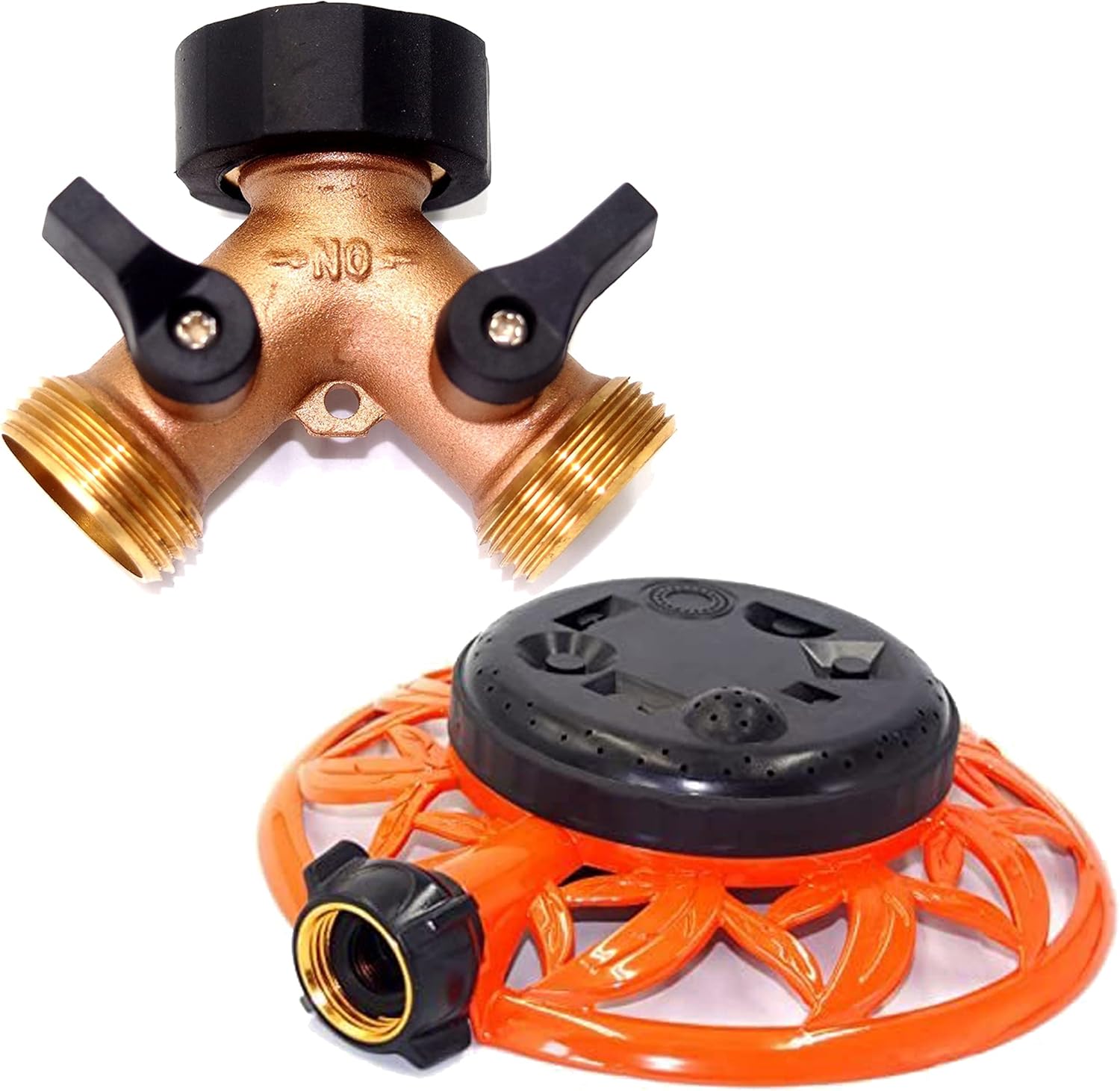 2wayz Garden Lawn Sprinkler Heavy Duty with Metal Base and